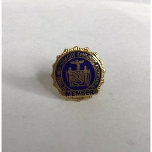 Vintage Retired New York City Employees Association Member Pin Lapel Hat Pin